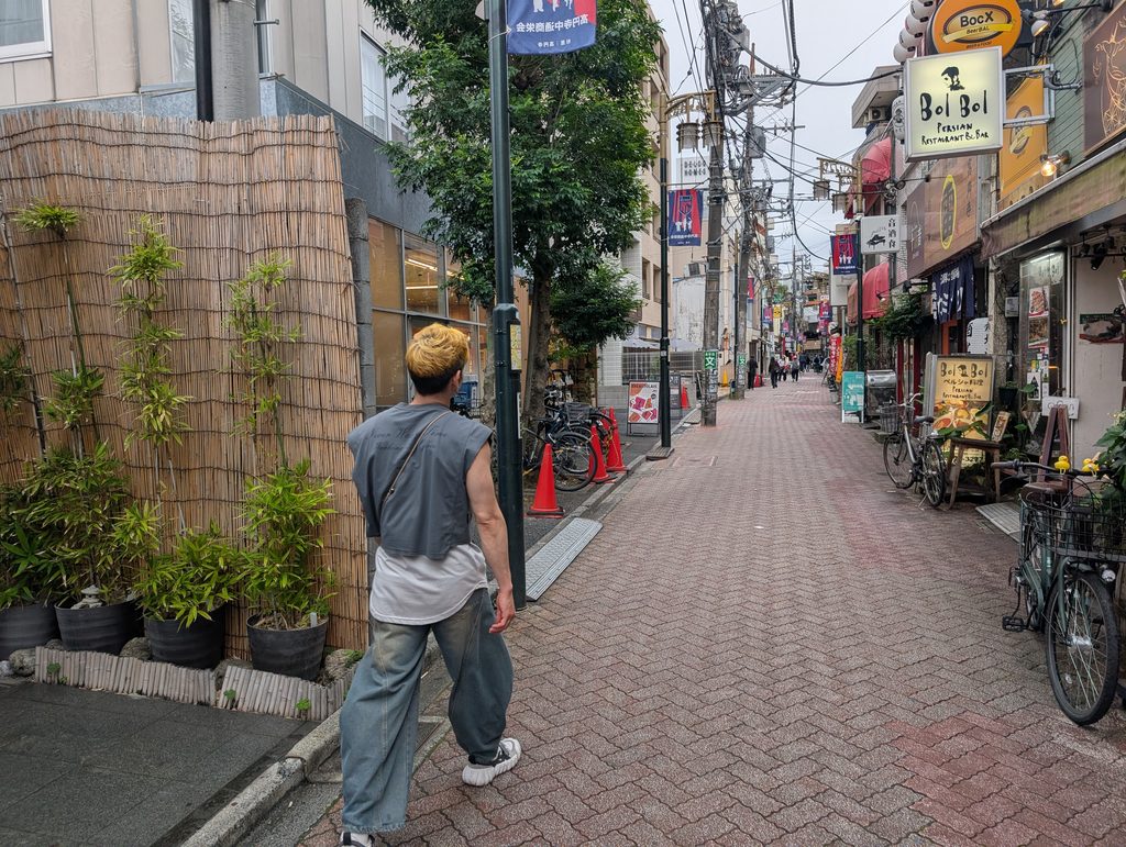 移動中