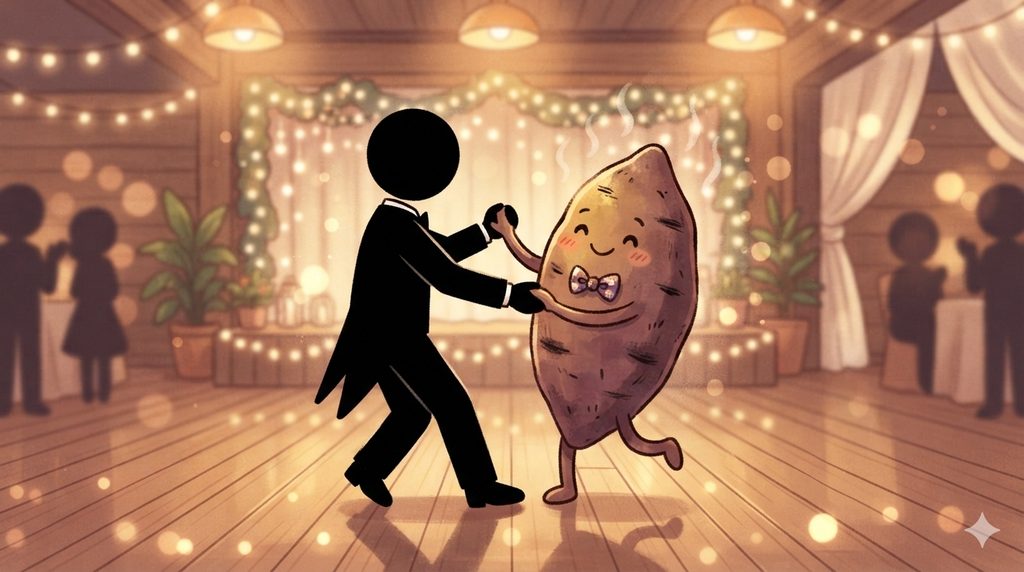 サツマイモの社交ダンス